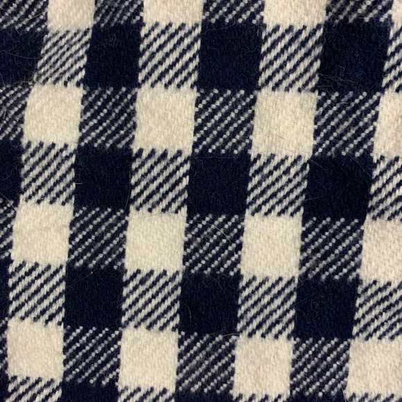 Navy and White GAP Flannel Shirt - Picture 3 of 3